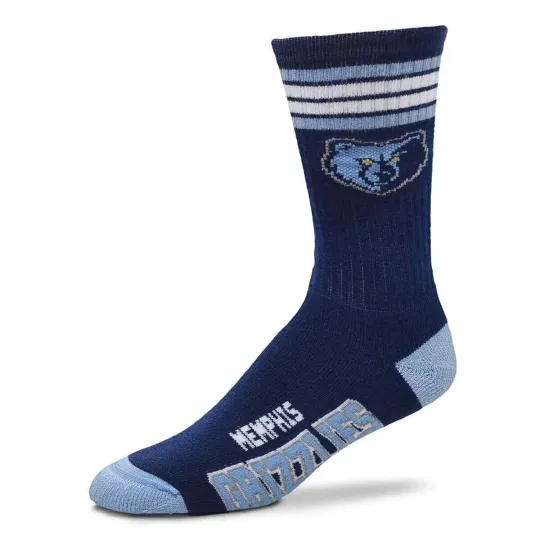 Discover MEMPHIS GRIZZLIES LOGO YOUTH SIZE CREW SOCKS AUTHENTIC NBA BASKETBALL TEAM NEW