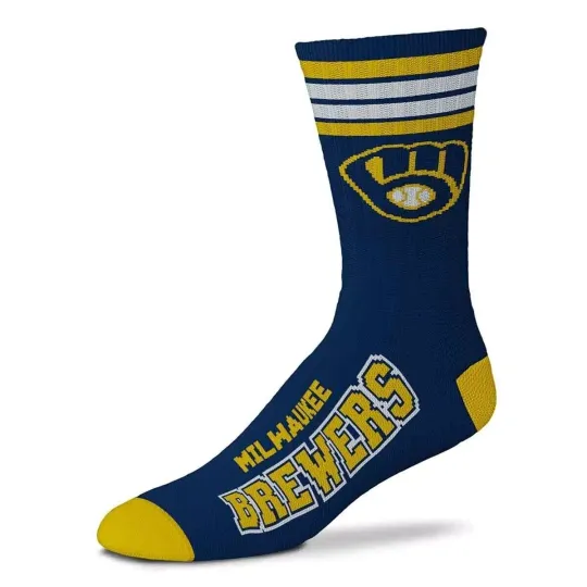 Milwaukee Baseball Team Brewers Socks, Gift for Baseball Fan