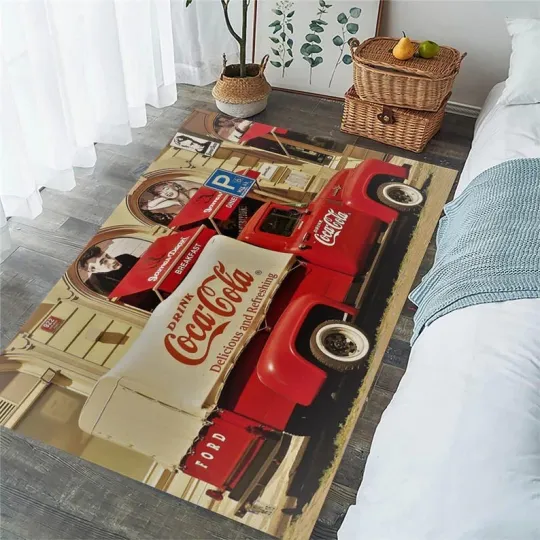 Discover Coca Cola Rugs,Cola Pattern Rugs,Drink Rugs,Coke Rugs,Coca Cola Written Rugs,Col