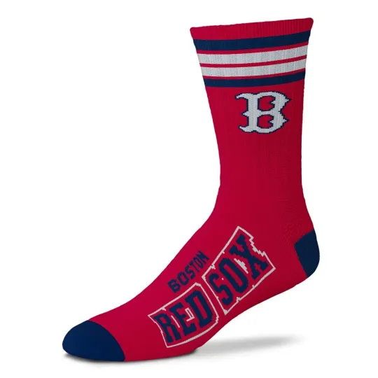 Discover BOSTON RED SOX LOGO YOUTH SIZE CREW SOCKS AUTHENTIC MLB BASEBALL TEAM NEW