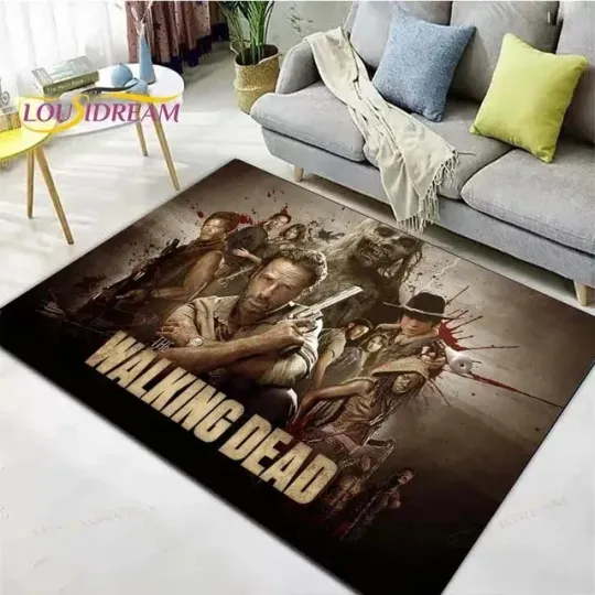 Discover The Walking D Cosplay Carpet Living Room Bedroom Sofa Rug Door Mat 2