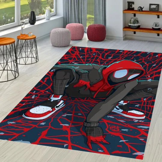 Discover Spider Man Rug,Super Hero Rug,Spiderman, Spider Man,Spiderman Rug,Cartoon Rug