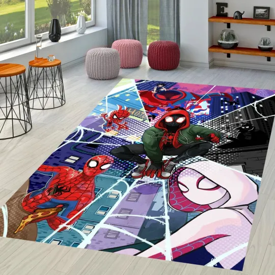 Discover Spiderman Rug,Spider-Man Rug,Superhero Rug,Spider-Man and Friends Rug L654