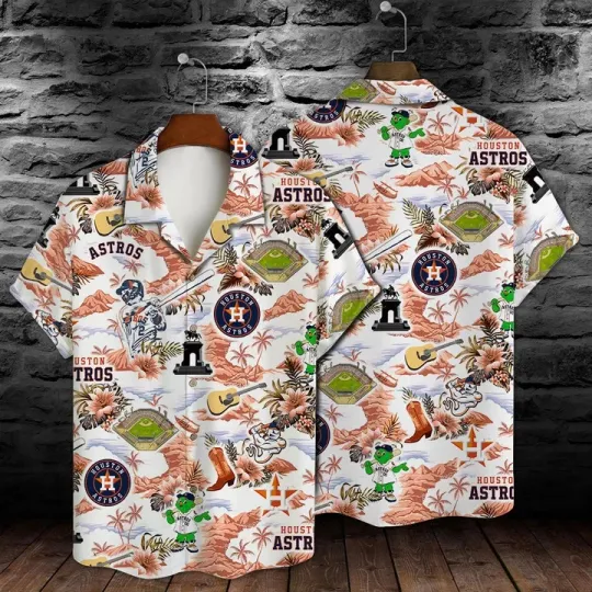 Discover Houston Baseball Country Road Summer Aloha Unisex Hawaiian Shirt, Gift for Fan