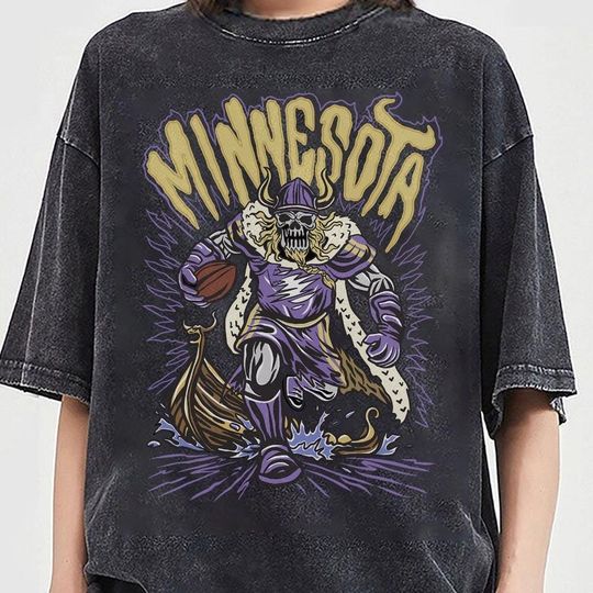 Discover Minnesota Football Skull Vintage Shirt