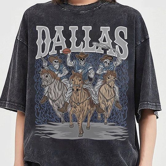 Discover Dallas Football Skull Vintage Shirt