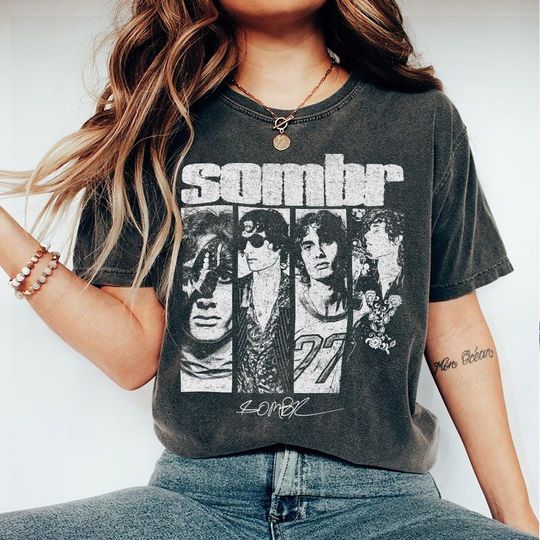 Discover Sombr World Tour 2025 Music Vintage Shirt