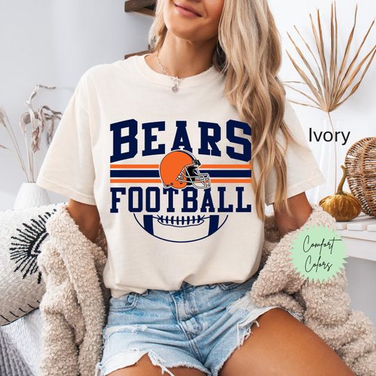 Discover Chicago Bears Shirt, Bears Football Shirt, Vintage football, Chicago Football Shirt, Gameday Shirt, Tailgate Shirt, Retro Football Shirt, Bears