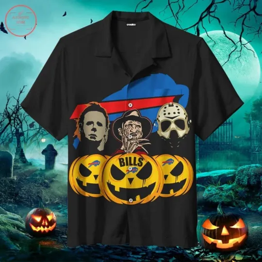 Discover Halloween Buffalo Bills Team Hawaiian Shirt Design_g9v_57