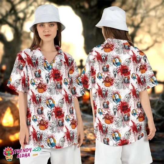 Discover Horror Characters Bloody Halloween Pennywise Freddy Ghostface_vid_38