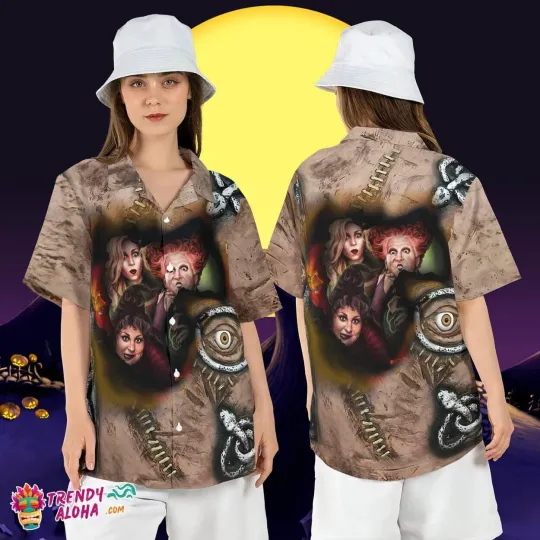 Discover Sanderson Sisters Hocus Pocus Spell Book Halloween Shirt_qxe_64