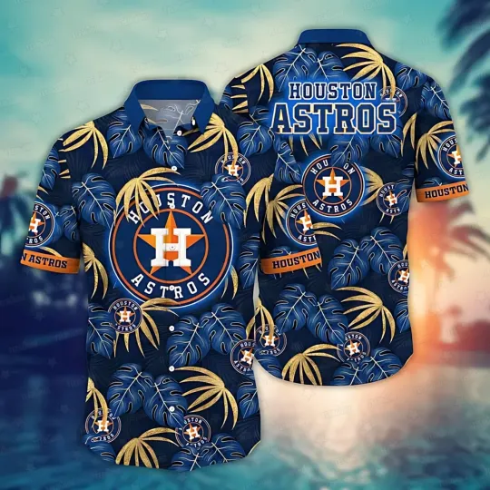 Discover Houston Baseball Palm Paradise Hawaiian Shirt Summer Aloha, Gift for Fan