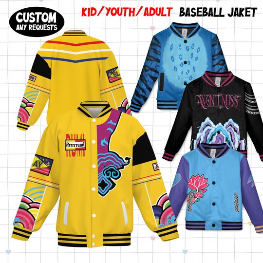 Discover Custom Monster Varsity Jacket, Monster Inc Adult Kid Varsity Jacket, Monster Jacket, Baseball Team Outfit, Monster Varsity