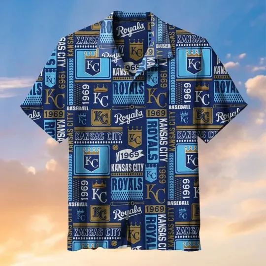 Discover Kansas City Baseball Vintage 1969 Hawaiian Shirt Summer Aloha, Gift for Fan