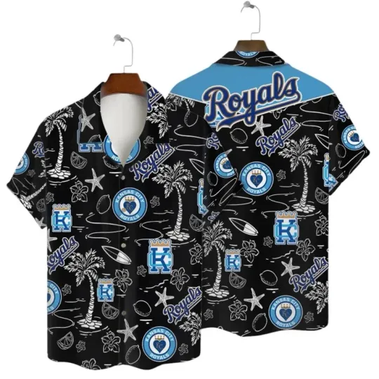Discover Kansas City Baseball Summer Tropics Hawaiian Shirt Summer Aloha, Gift for Fan