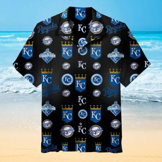 Kansas City Baseball Championship Hawaiian Shirt Summer Aloha, Gift for Fan