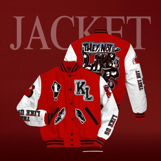 Discover Varsity Jacket To Match OG Fire Red 5s - Dislike Us All Over Print