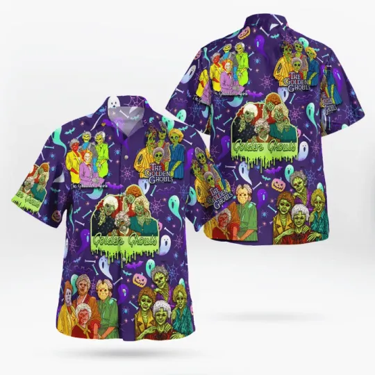 The Golden Ghouls Hawaiian Shirt Aloha Summer Beach