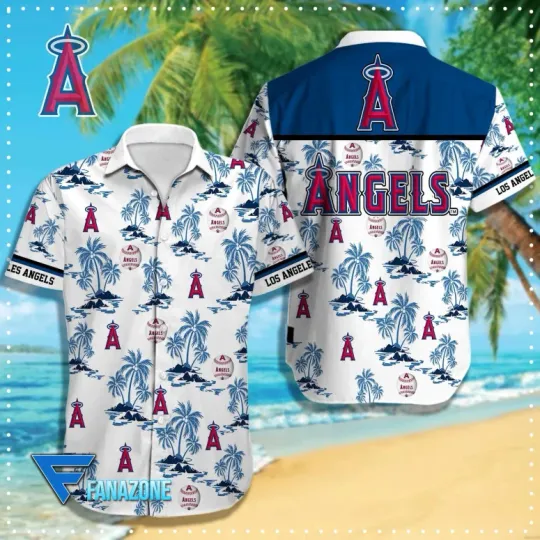 Los Angeles Agells Tropical Paradise Hawaiian Shirt Summer Aloha, Gift for Fan