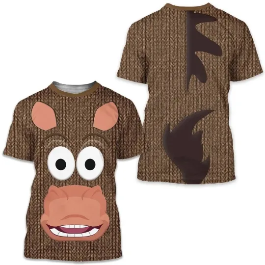 Discover Halloween Toy Story Bullseye 3D T-Shirt for Men Women Cosplay