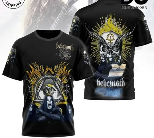 Behemoth Metal Band 3D T-Shirt