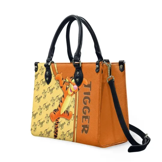 Discover Cartoon Tigger Leather Handbag Movie Tigger Handbag