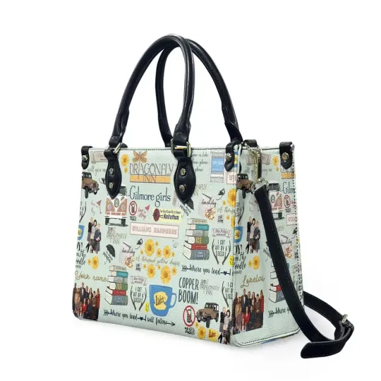 Gilmore Girls Leather Handbag, Gilmore Girls Bag, Leather Shoulder Bag