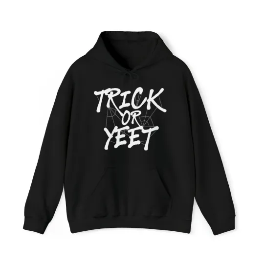 Discover Trick Or Yeet Halloween Graphic Hoodie, Sizes S-5XL