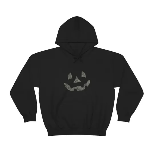 Discover Vintage Pumpkin Face Unisex Heavy Blend™ Hooded Sweatshirt Hoodie