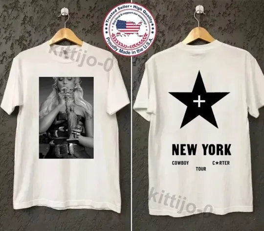 Discover NY Exclusive Beyoncé Cowboy Carter Tour 2025 Double Sided T-Shirt