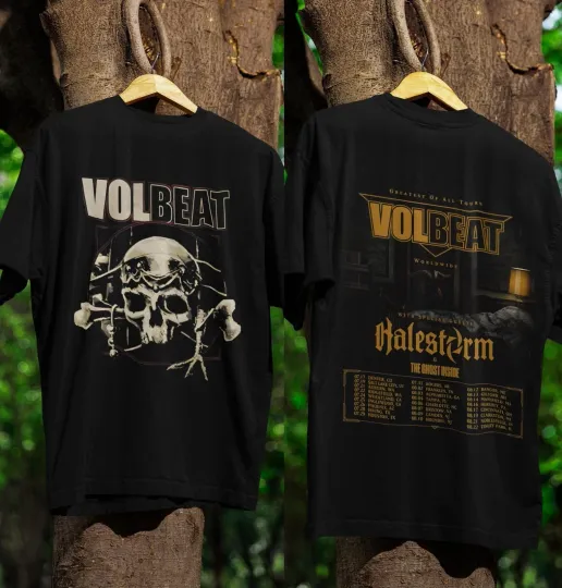 Volbeat Greatest Of All Tours 2025 Double Sided T-Shirt