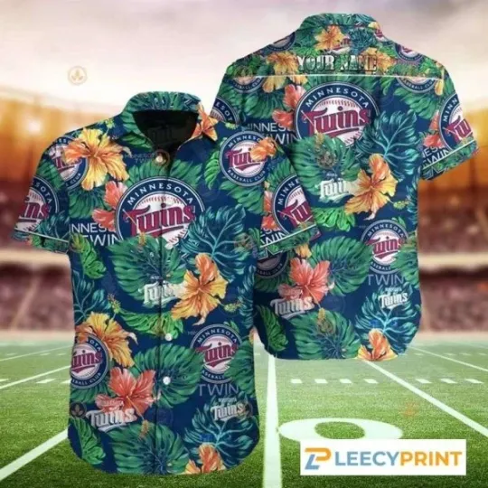 Discover Minnesota Twins MLB Flower Tropical Best Custom Hawaiian Shirt, Twins Hawaiian