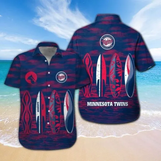 Discover Minnesota Twins Beach Summer MLB Hawaiian Shirt, Twins Hawaiian Shirt