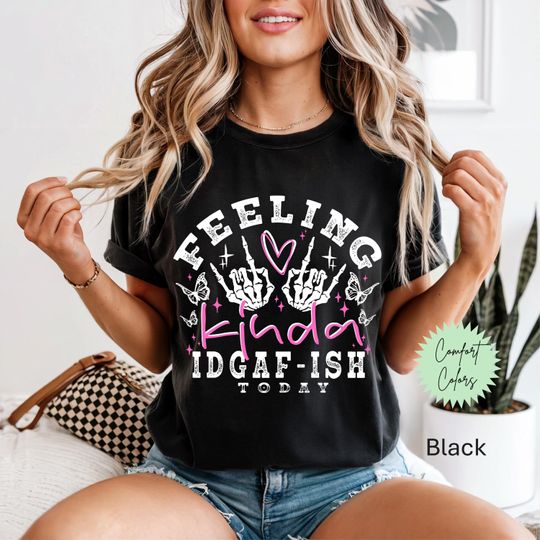 Discover IDGAFish Shirt, Mombie Shirt, Zombie Shirt, Spooky Mama Shirt, Mama Shirt, Skeleton Hand Shirt, Mom Life Shirt, Mama Sarcastic Shirt