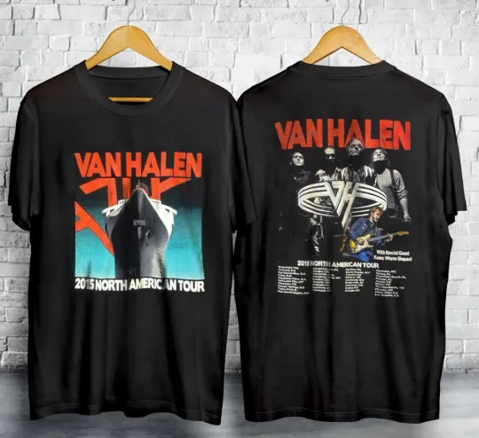 Discover 2015 Van North American Tour Dates T-Shirt Unisex