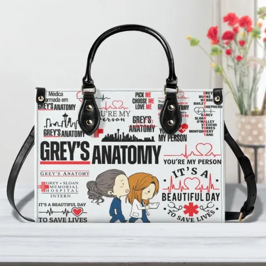 Discover Grey's Anatomy Women Leather Handbag, Travel handbag