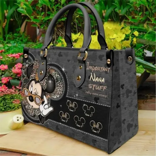 Discover Vintage Mickey Leather HandBag, Mickey Handbag