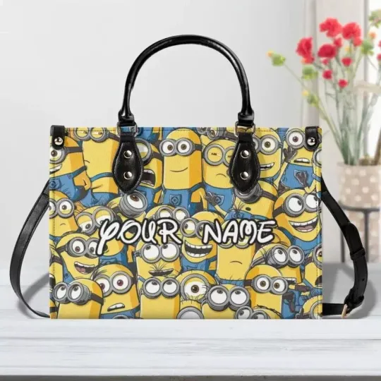 Discover Personalized Minions Leather Handbag, Minions Wallet