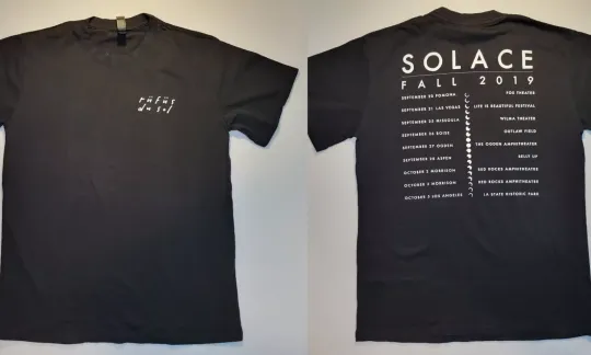 Discover Rufus Du Sol Fall North America Solace Album Tour T-Shirt