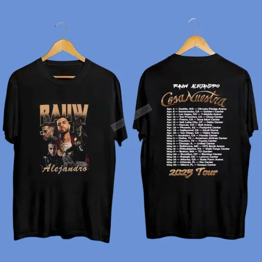 Rauw Alejandro Cosa Nuestra Tour 2025 Concert T-Shirt