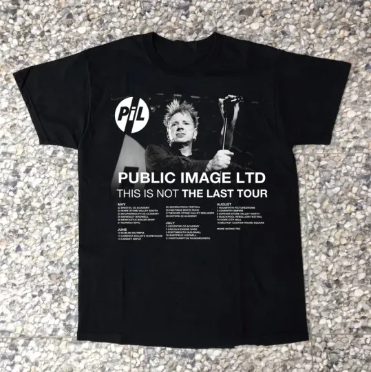 Discover Public Image Band 2025 Tour T-Shirt for Fans