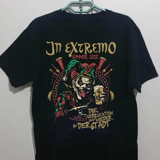Discover In Extremo Tour 2025 Band T-Shirt