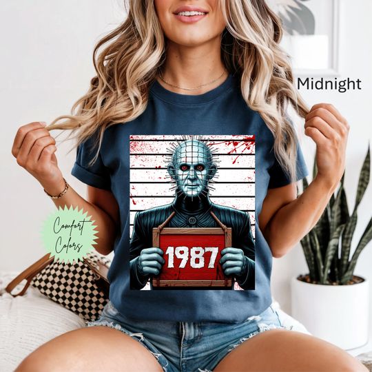 Discover Hellraiser Pinhead, Pinhead Shirt, Pinhead, Hellraiser Shirt, Vintage Horror Shirt, Scary Movie Shirt, 90s Halloween, Classic Horror Shirt