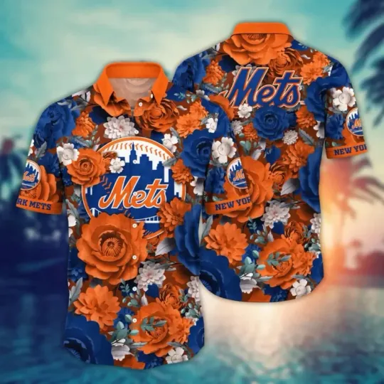 Discover New York Mets Paradise Play Summer Aloha Unisex Hawaiian Shirt