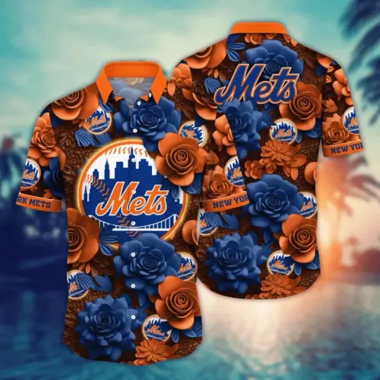 Discover New York Mets Summer Escape Summer Aloha Unisex Hawaiian Shirt