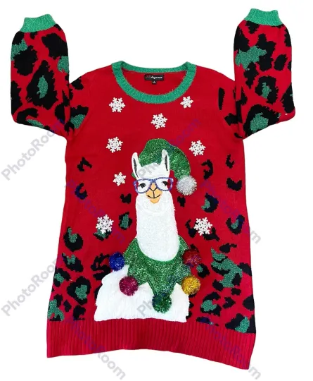 Discover * 33 Degrees Ugly Christmas Llama Sweater Size Large