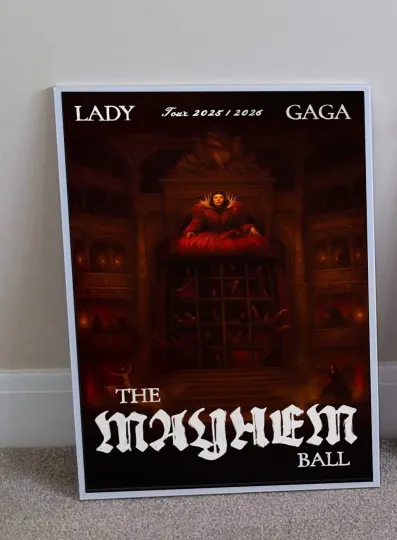 Ld ga The Mayhem Ball Tour 2025 2026 Opera Haus Poster, No Framed