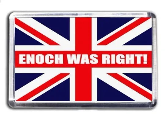 Discover Enoch Powell Was Right Union Jack Flag Fridge Magnet