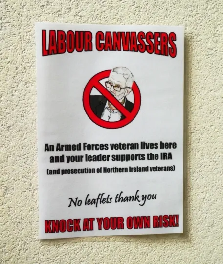 British Armed Forces Veteran A5 Front Door Poster