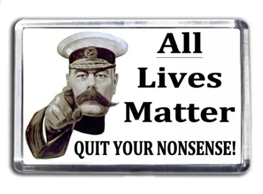 Discover All Lives Matter Lord Kitchener Fridge Magnet